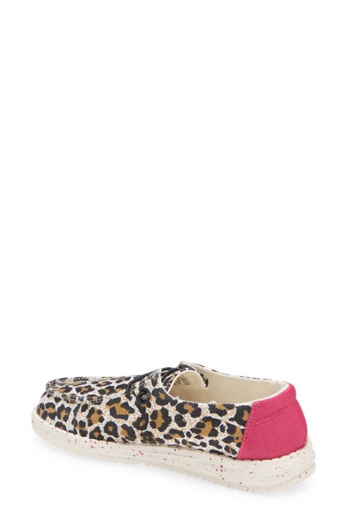 Hey Dude Wendy Moc Toe Sneaker In Cheetah