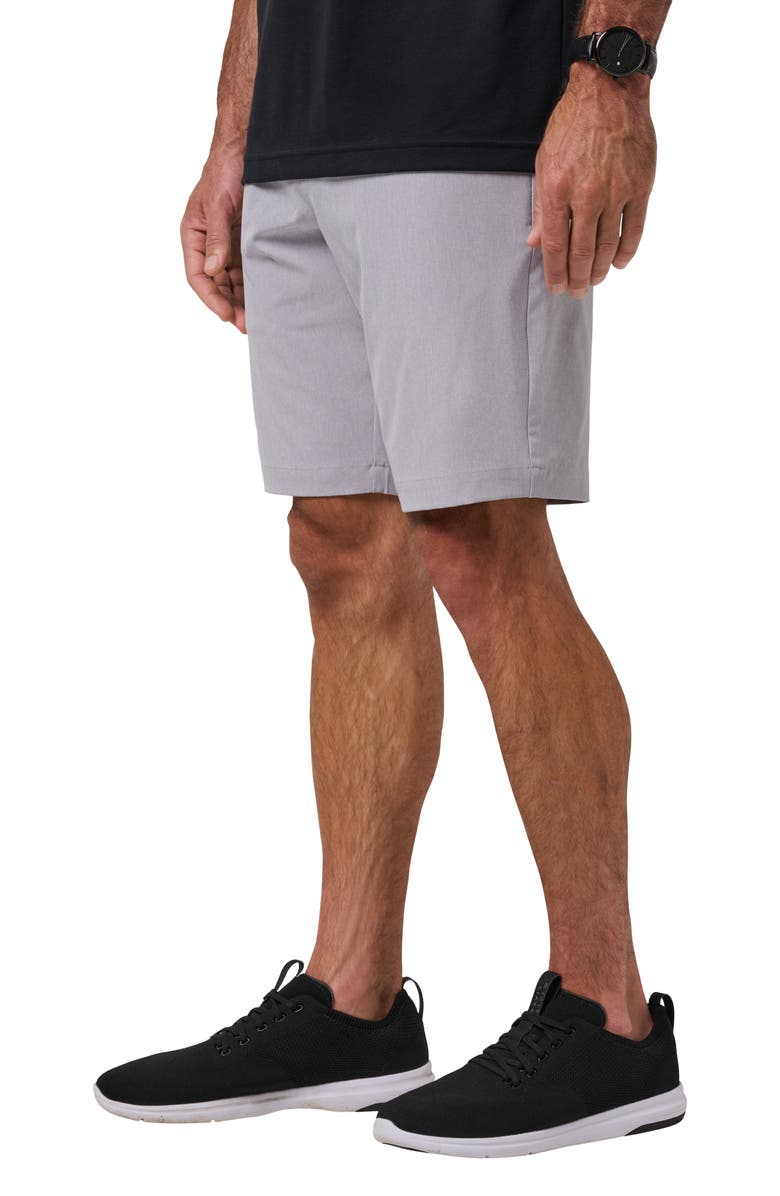 TravisMathew Beck 2.0 Performance Shorts, Alternate, color, Heather Sleet