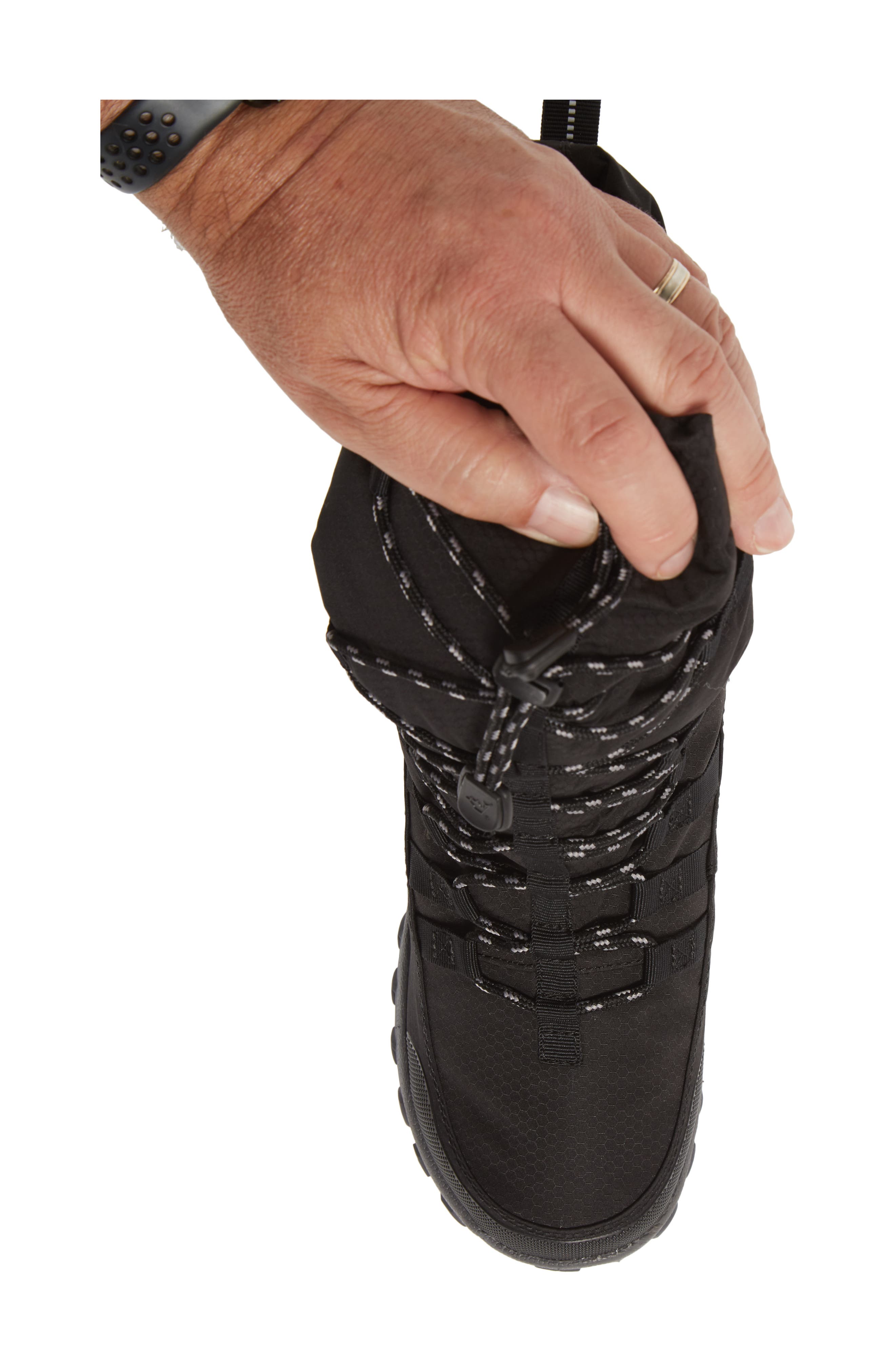 Baffin Chloe Waterproof Winter Boot with Faux Fur Trim, Alternate, color, Black