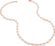 Monica Vinader Alta Textured Chain Link Necklace