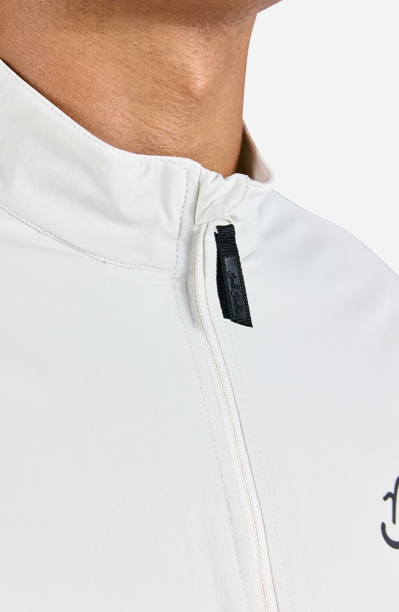 Bad Birdie Bad Elements Mechanism Quarter Zip Golf Pullover, Alternate, color, White Onyx