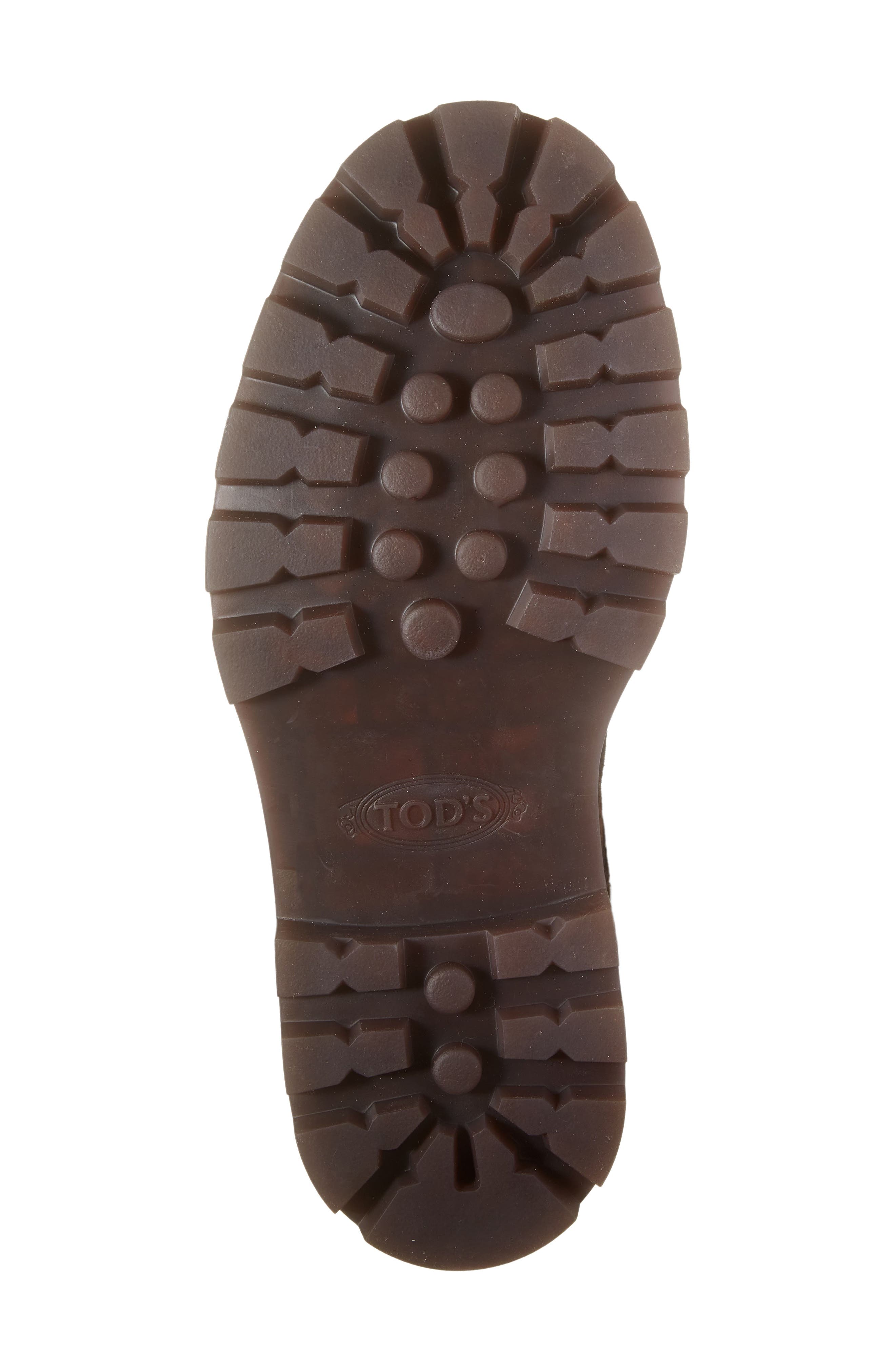 Tod's Gomma Genuine Shearling Lined Chelsea Boot, Alternate, color, 