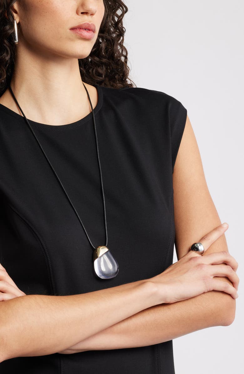 Nordstrom Princess Seam Fit & Flare Dress, Alternate, color, Black