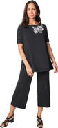 Jessica London Stretch Knit Boatneck Swing Tunic