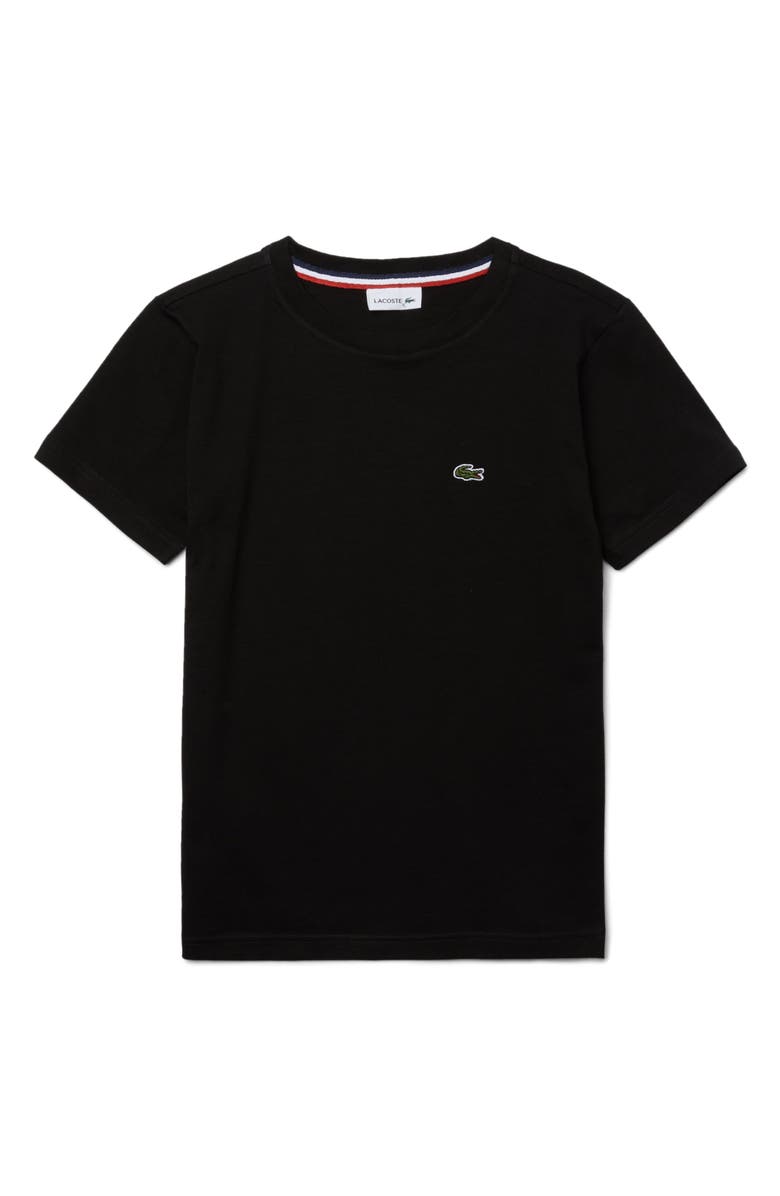 Lacoste Kids' Logo Cotton T-Shirt, Main, color,