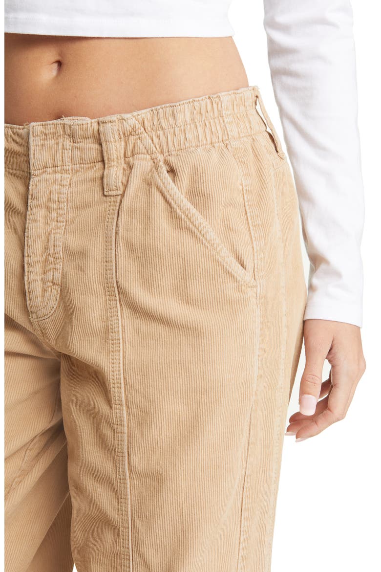 Y2K Corduroy Cargo Pants, Alternate, color, BEIGE