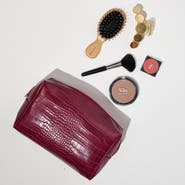 URBAN EXPRESSIONS Croc Chic Cosmetic & Travel Organizer Pouch
