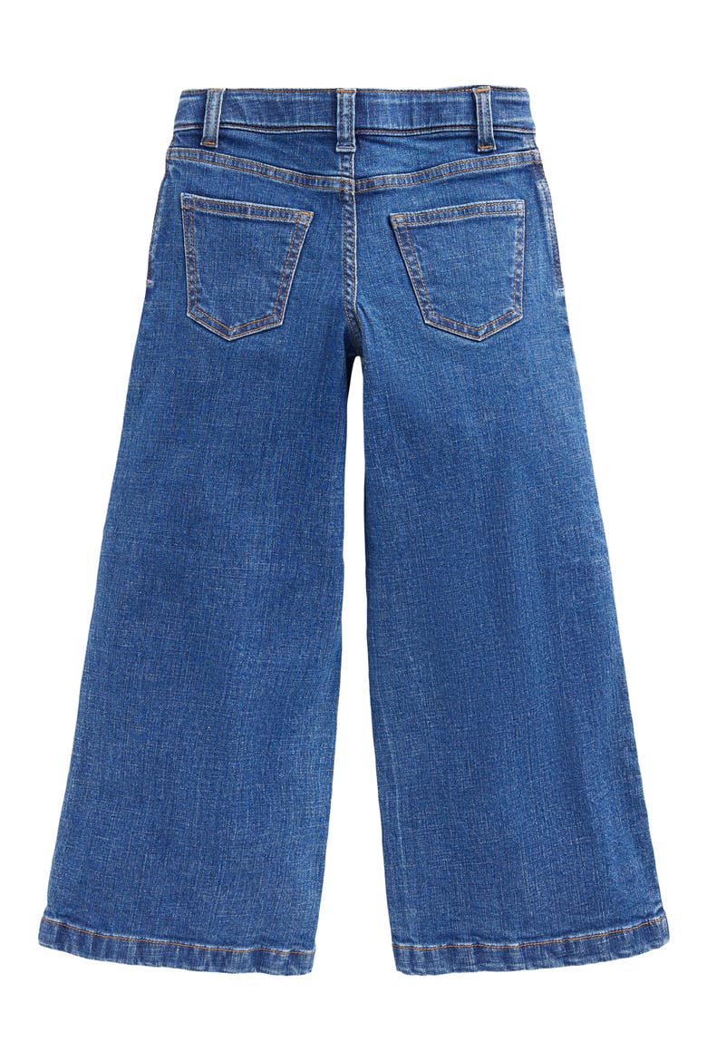 Kids' Wide Leg Jeans, Alternate, color, MID VINTAGE BLUE