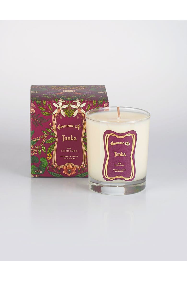 Tonka Scented Candle, Alternate, color, Clear