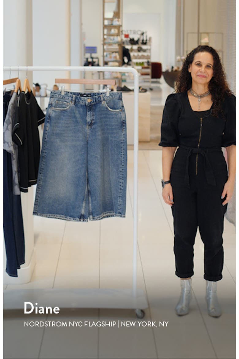 Hazel Denim Bermuda Shorts video
