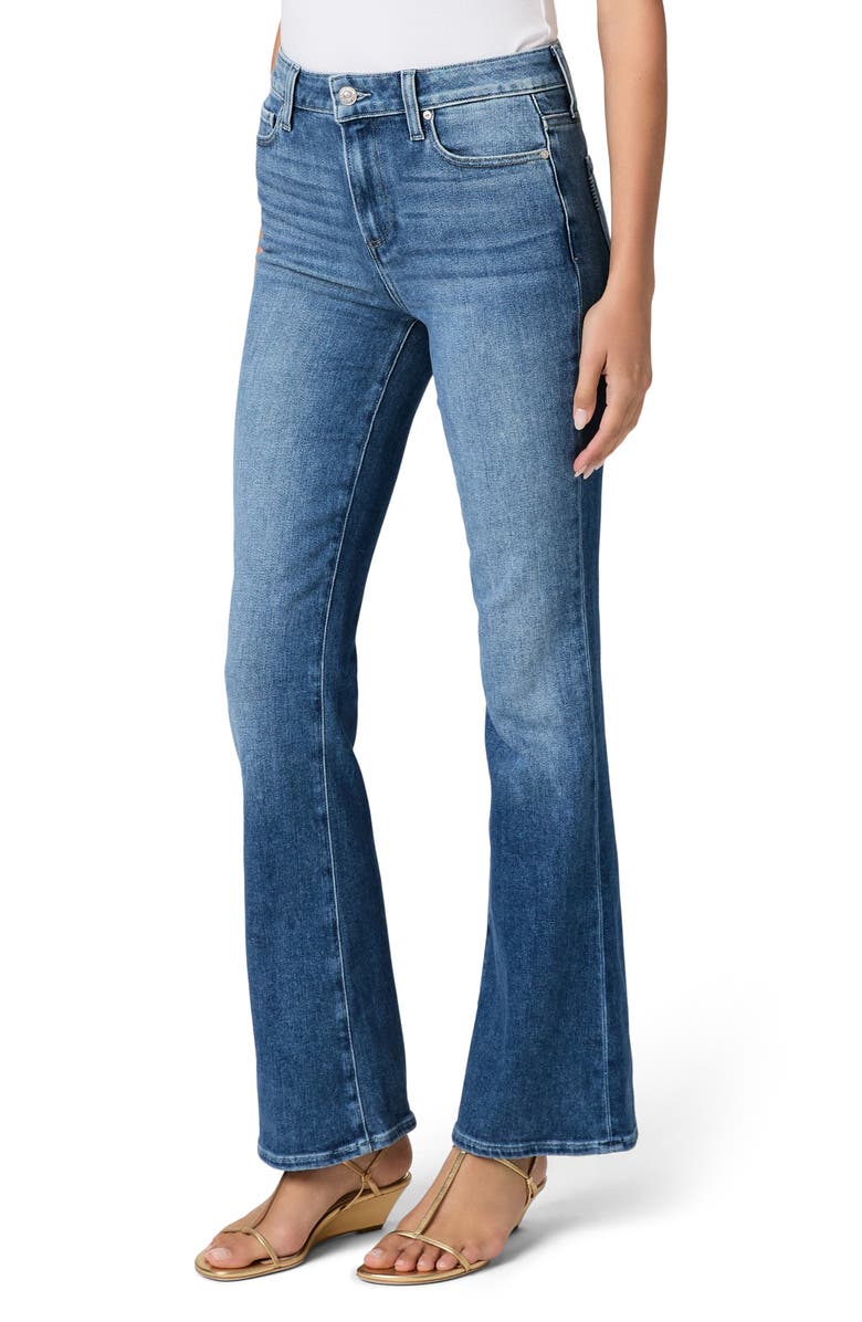PAIGE Laurel Canyon High Waist Bootcut Jeans, Alternate, color, Urban Light