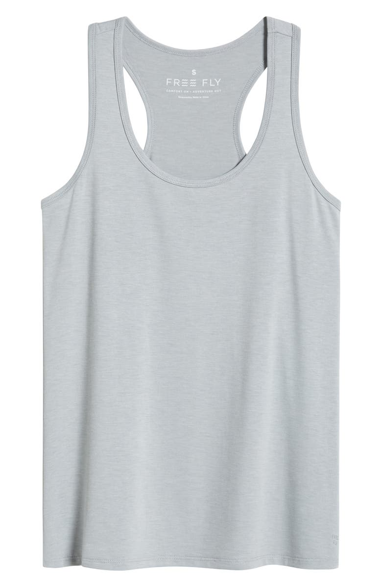 Free Fly Motion Performance Racerback Tank, Alternate, color, Heather Aspen Grey
