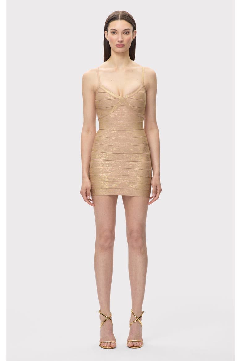 The Metallic After Party Dress, Alternate, color, GOLD FOIL