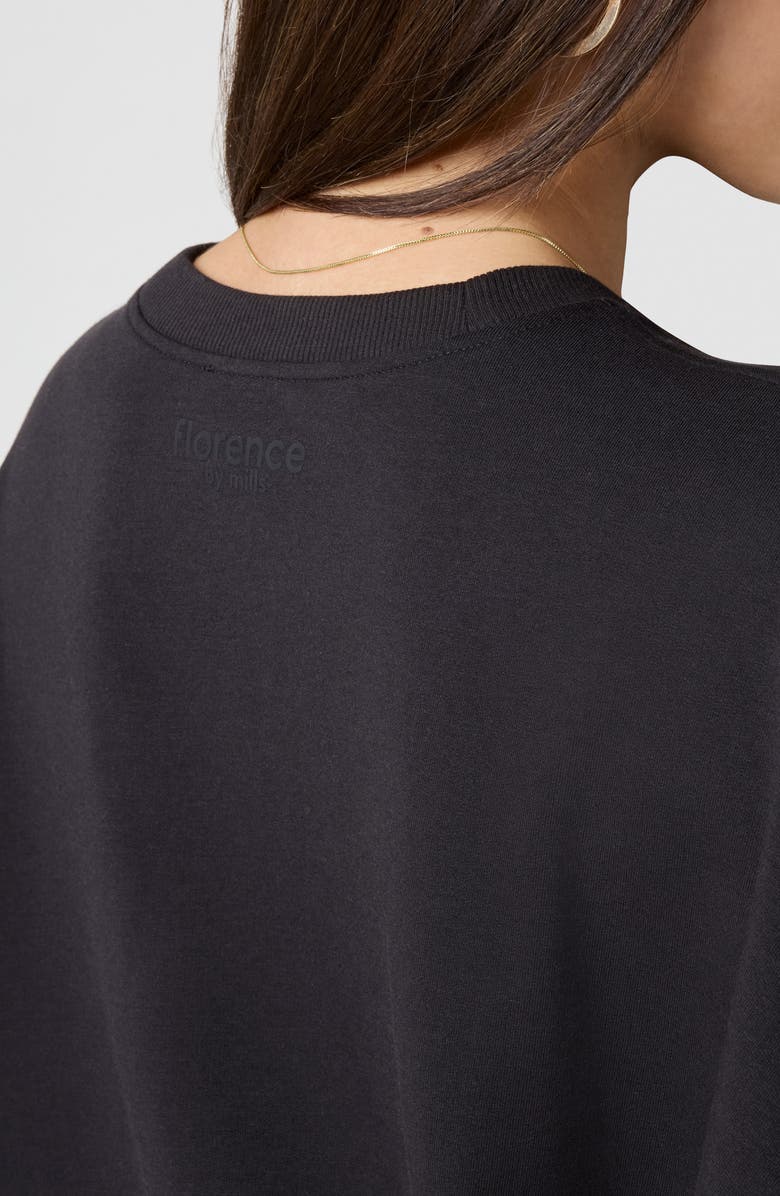 Florence by Mills Sporty Terry Crew Sweatshirt, Alternate, color, 