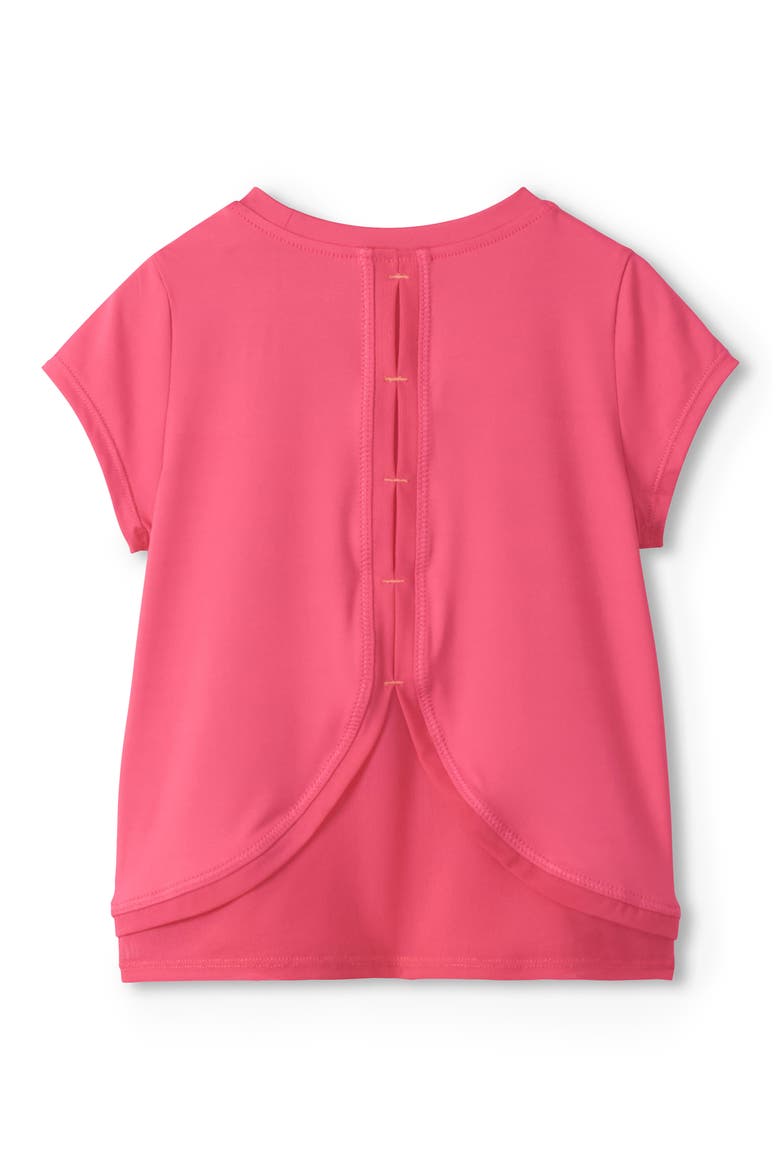 Kids' Mesh Accent T-Shirt, Alternate, color, PINK