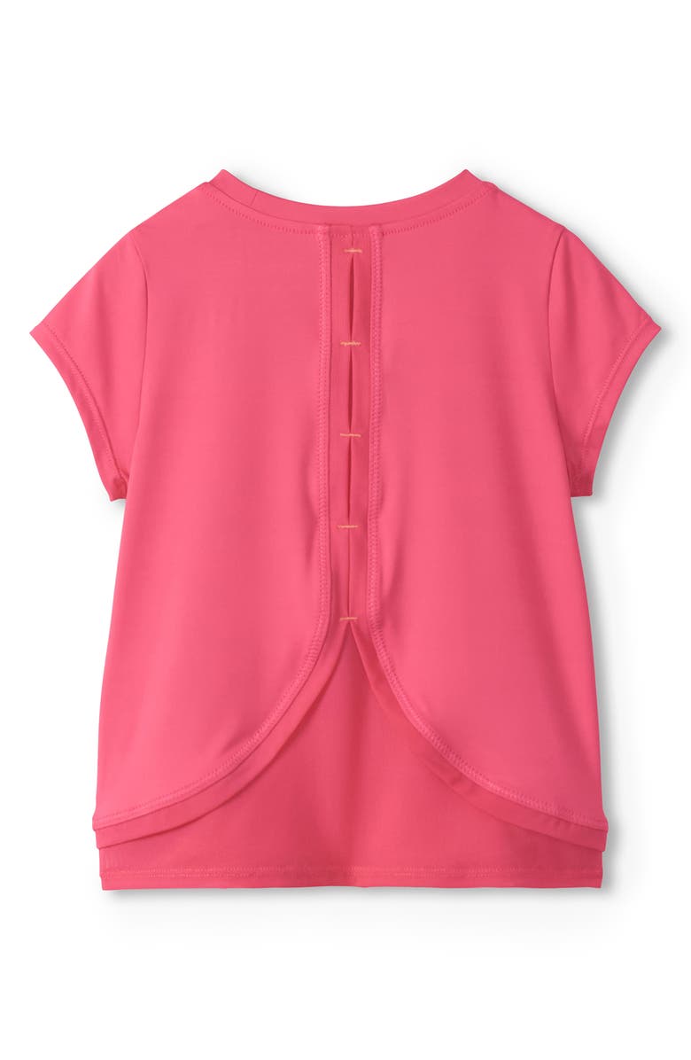 Hatley Kids' Mesh Accent T-Shirt, Alternate, color, Pink