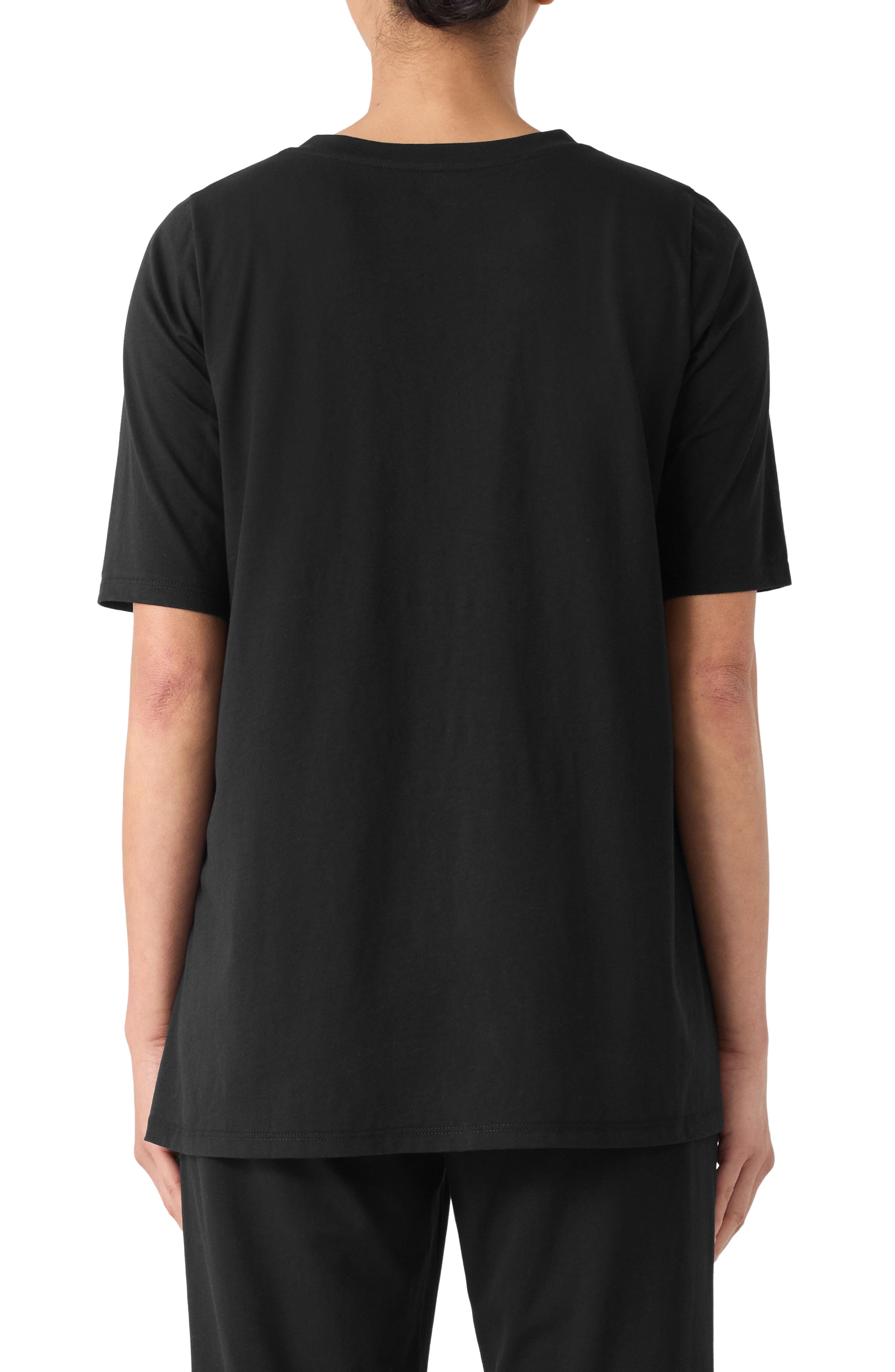 Crewneck Organic Cotton T-Shirt - image 2