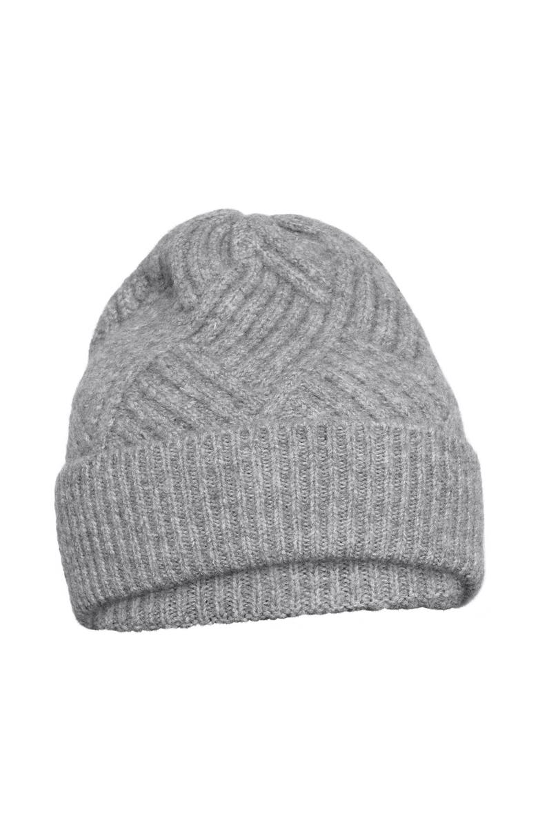 Kaffe Getty Beanie, Alternate, color, Grey Melange
