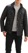 REGENCY Leather Trim Channel Quilt Jacket