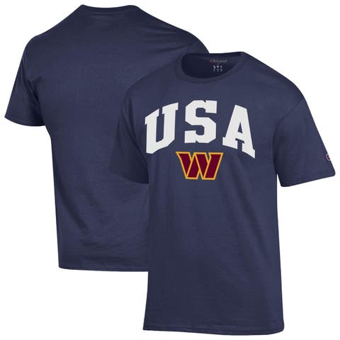 Men's Champion Navy Washington Commanders Americana T-Shirt