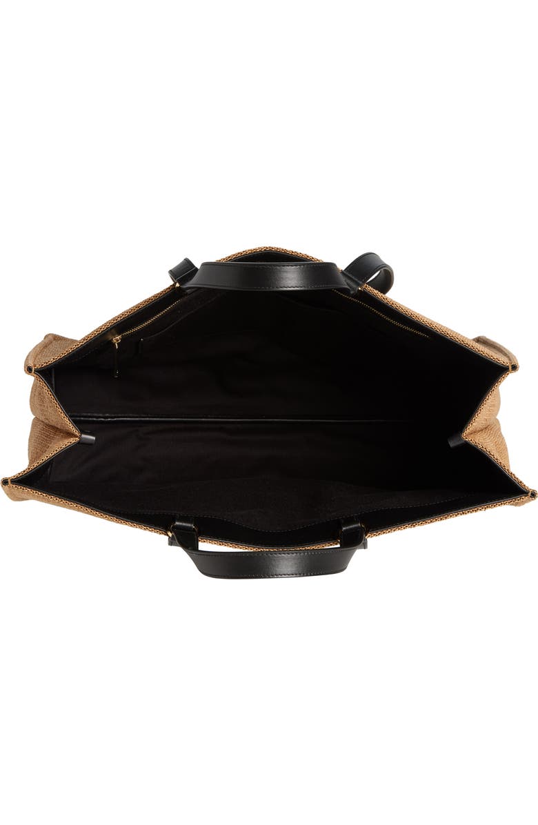 FERRAGAMO Signature Canvas Tote, Alternate, color, Brown/ Nero