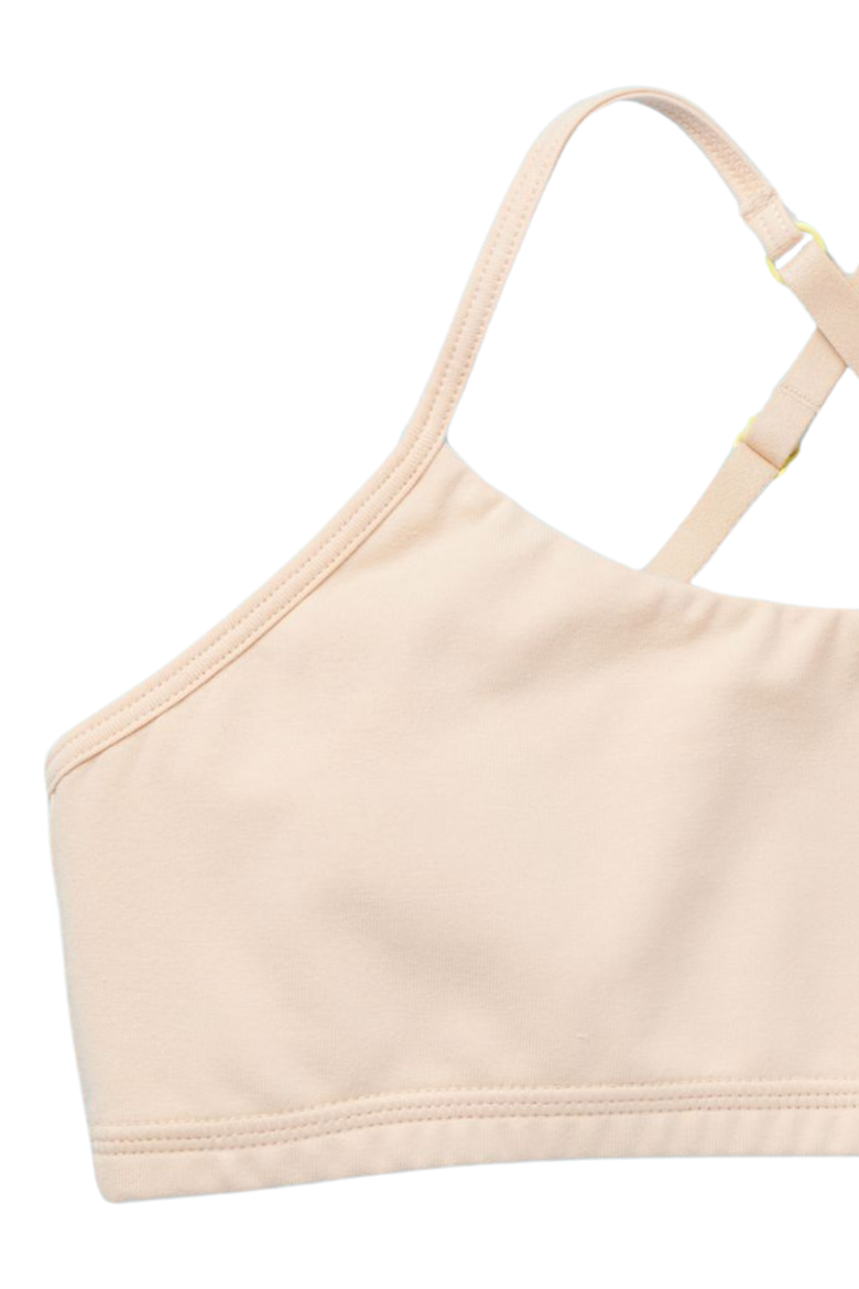Ladybug Cotton Bra, Alternate, color, Beige