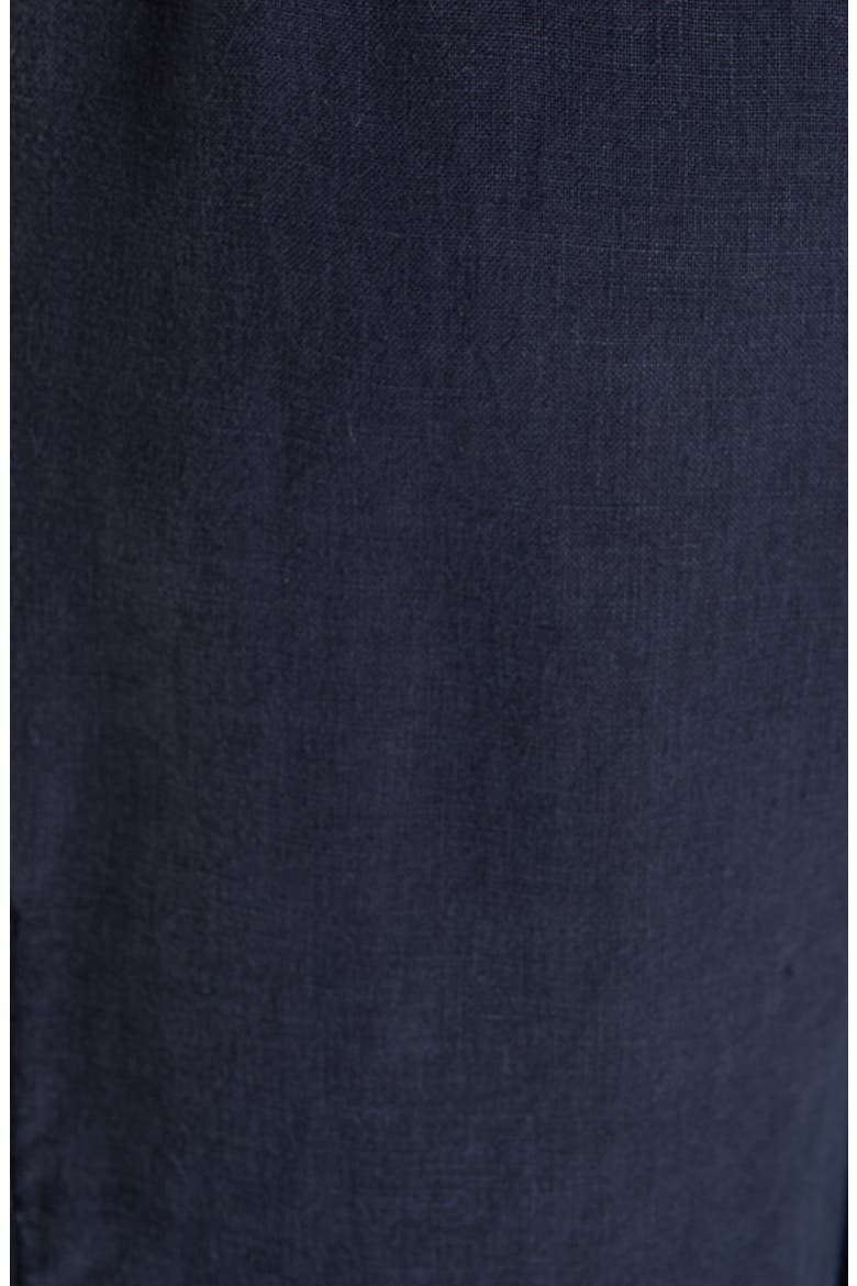 Men's Linen Bermuda Cargo Pockets Shorts, Alternate, color, BLUE