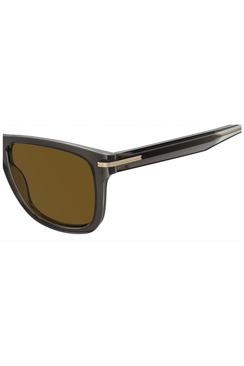 55mm Square Sunglasses, Alternate, color, GREY