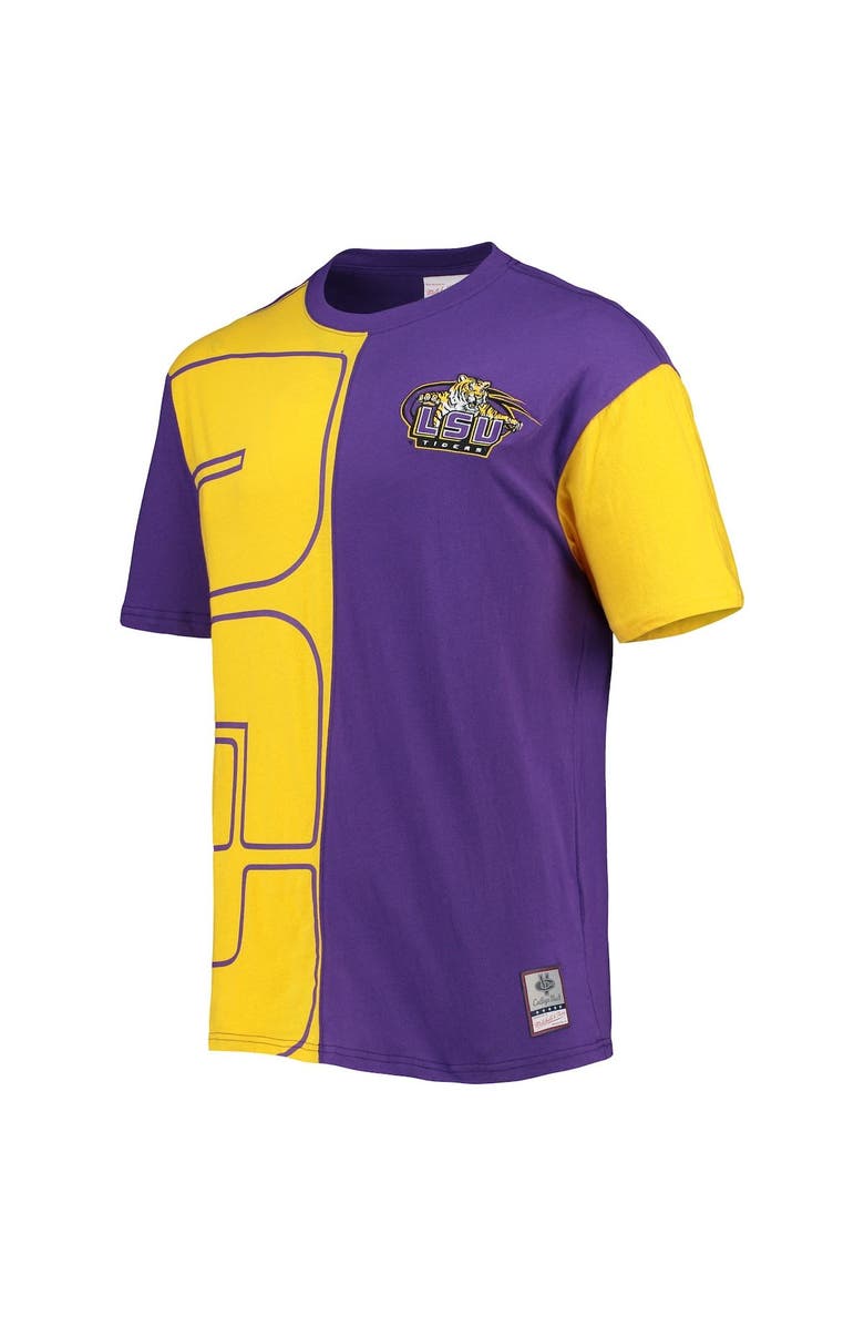 Mitchell & Ness Men's Mitchell & Ness Purple/Gold LSU Tigers Play By Play 2.0 T-Shirt, Alternate, color, 