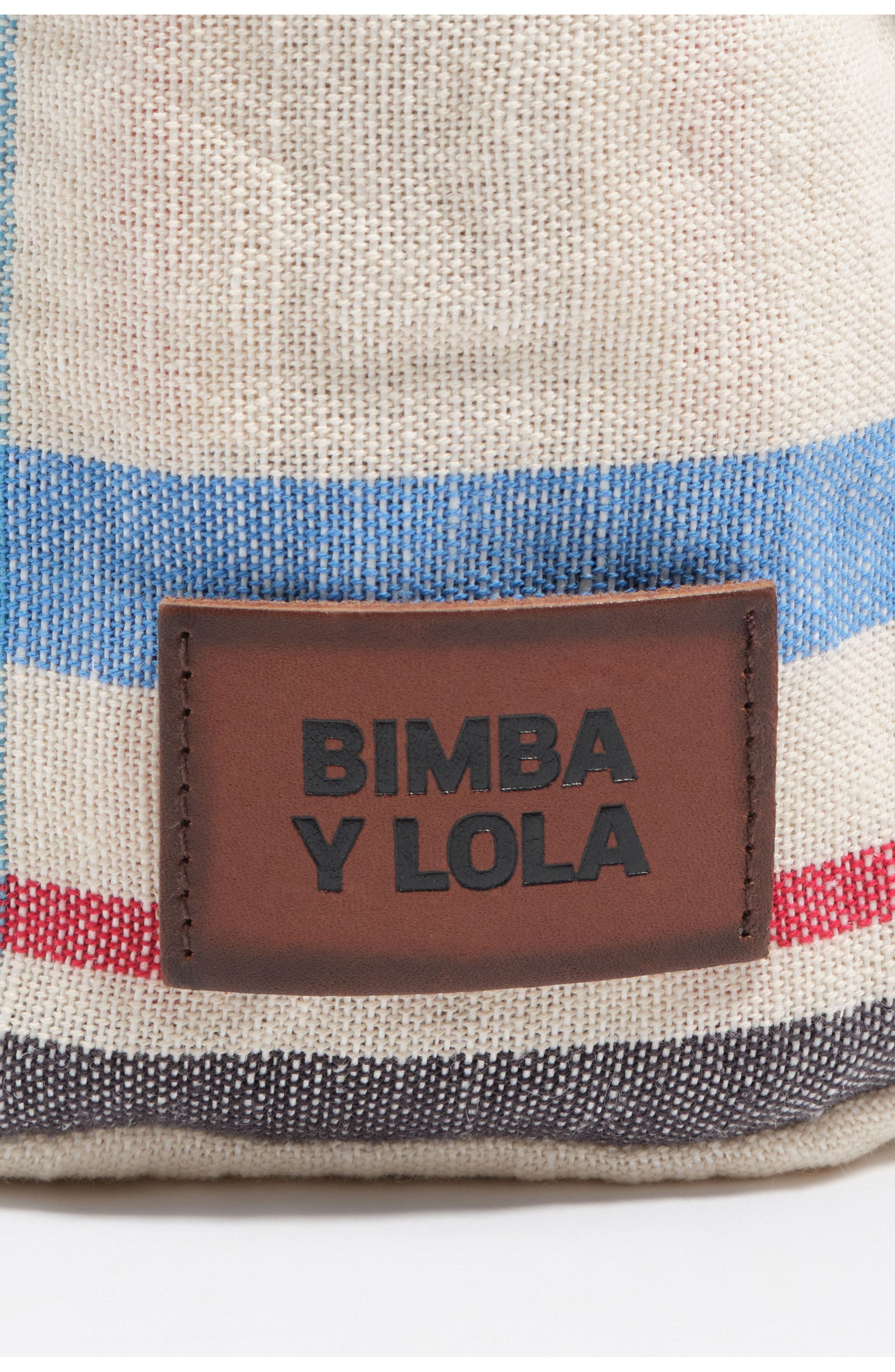 Bimba y Lola Mini Linen Crossbody Bag, Alternate, color, 