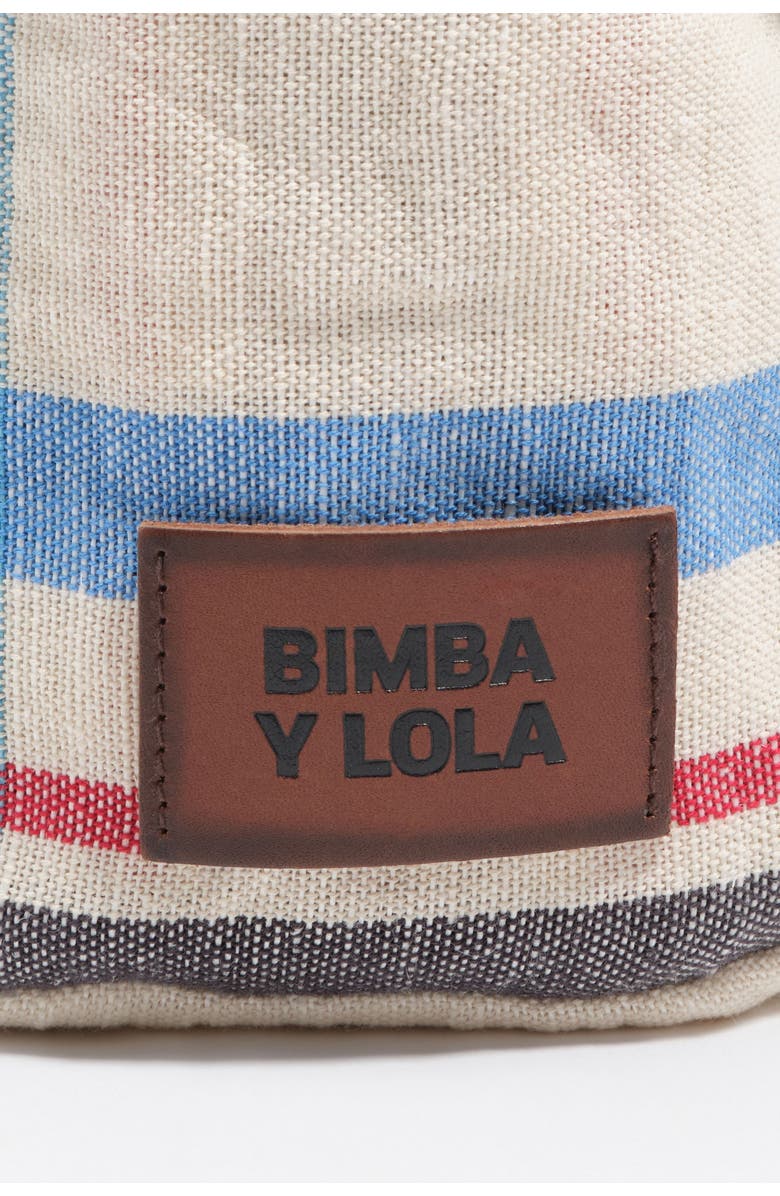 Bimba y Lola Mini Linen Crossbody Bag, Alternate, color,