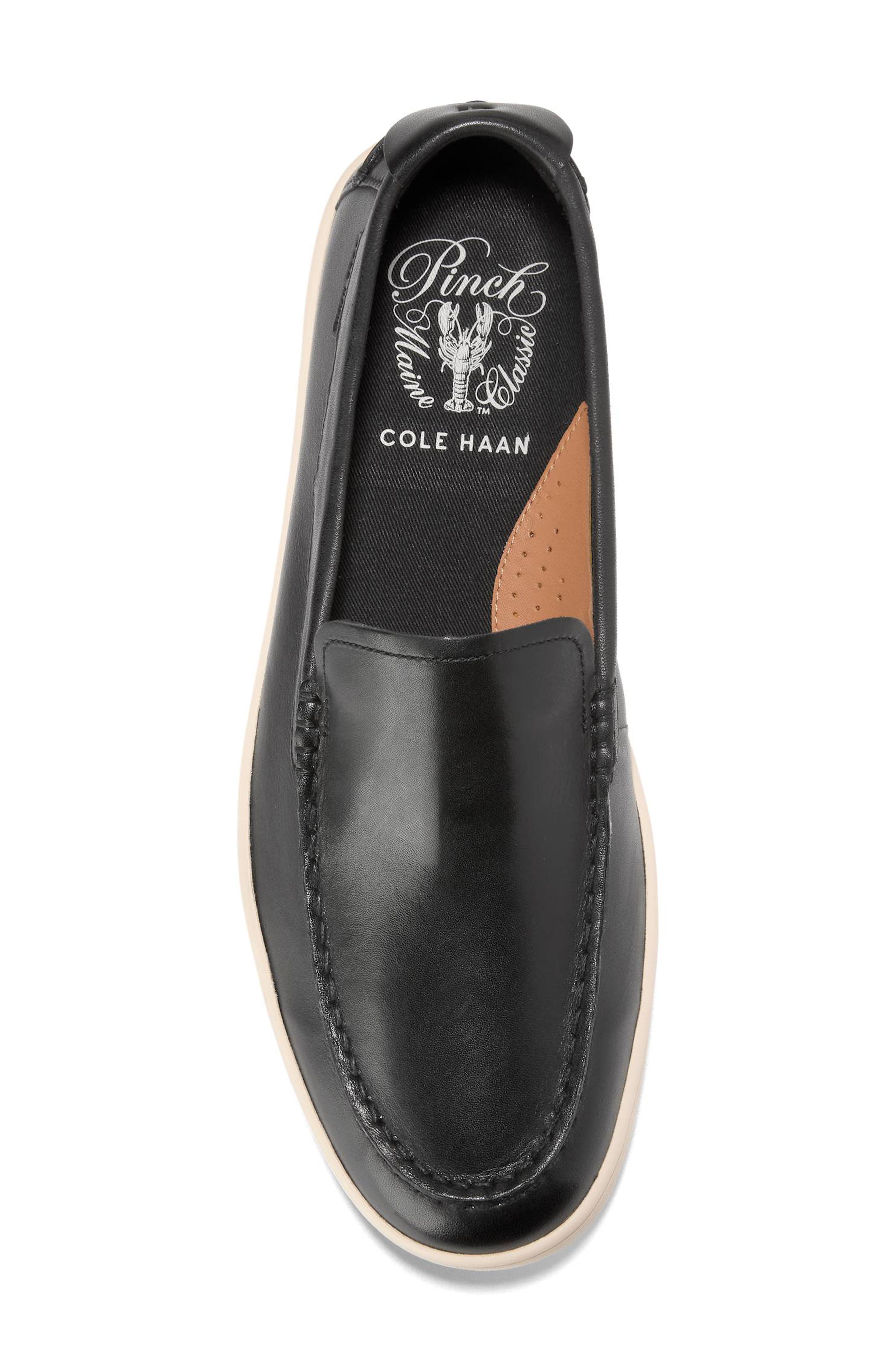 Cole Haan Pinch Weekend Venetian Loafer, Alternate, color, Black/ Angora