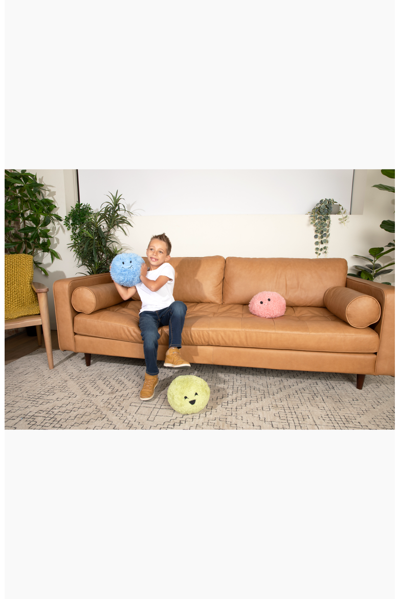 Hug Ball Weighted Plush Toy, Alternate, color, Blue
