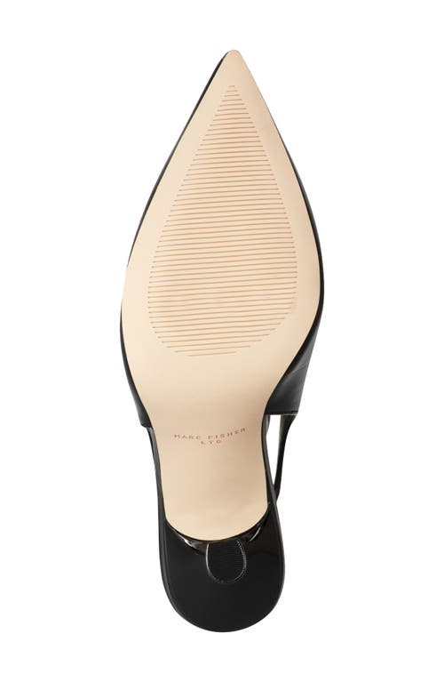 Marc Fisher Ltd Esther Slingback Pointed Toe Pump In Black