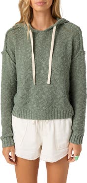 O'Neill Jayne Cotton Blend Slub Hoodie