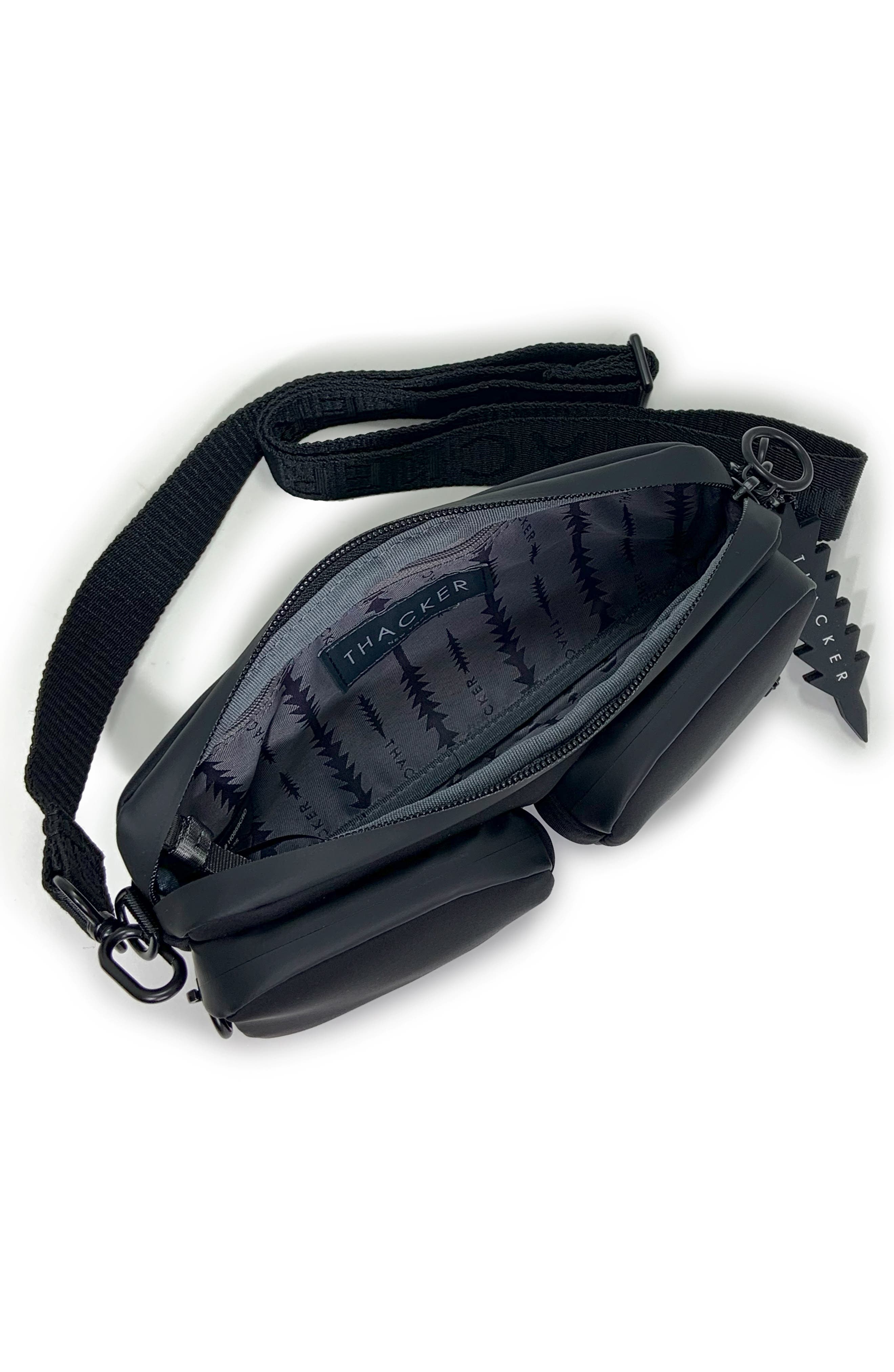 Thacker Lio Crossbody Bag, Alternate, color, Black