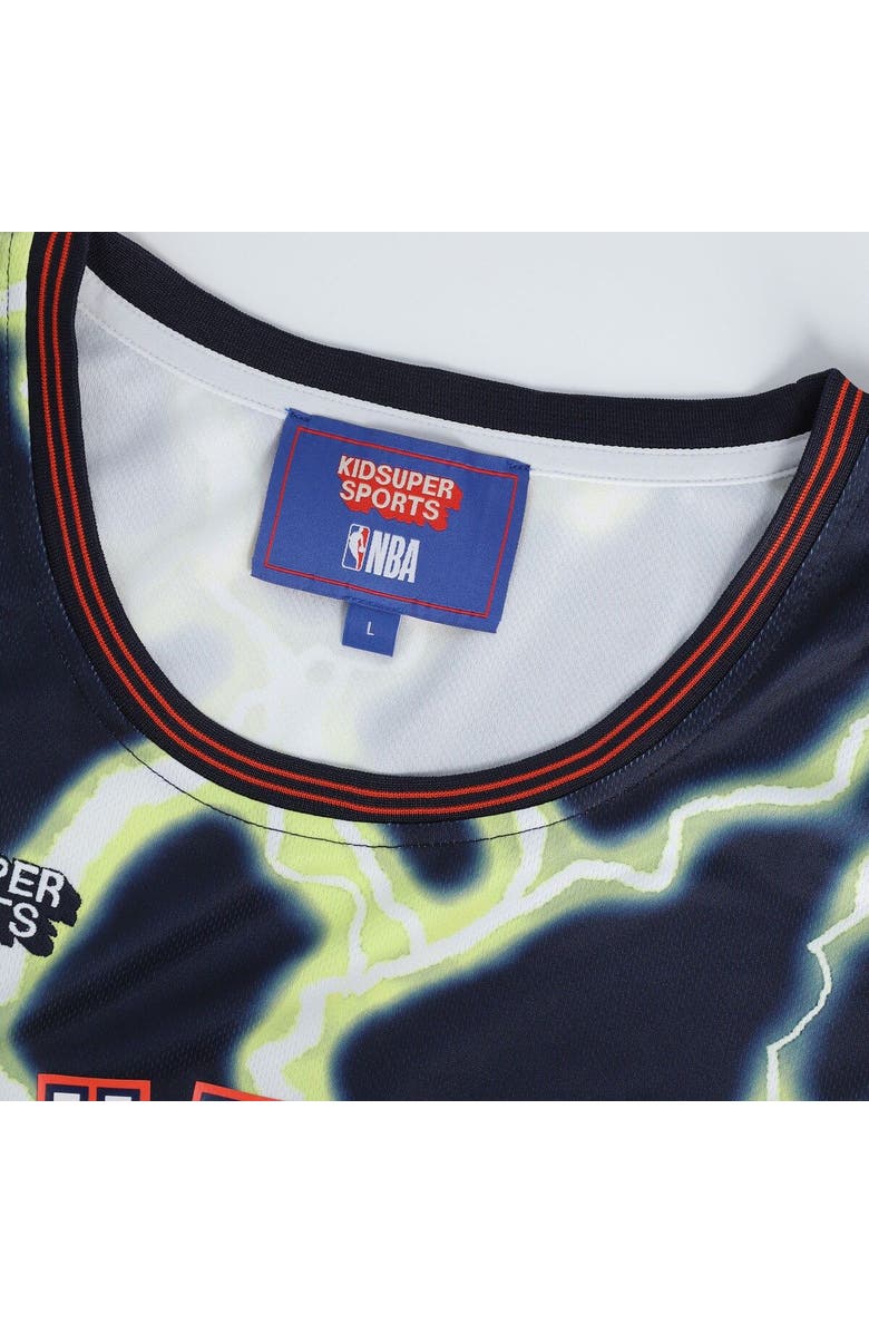 NBA X KIDSUPER Unisex NBA & KidSuper Studios by Fanatics Black Oklahoma City Thunder Hometown Jersey, Alternate, color, Black