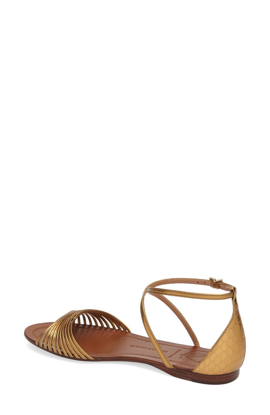 VC Signature 'Maybree' Leather Ankle Strap Sandal, Alternate, color, 