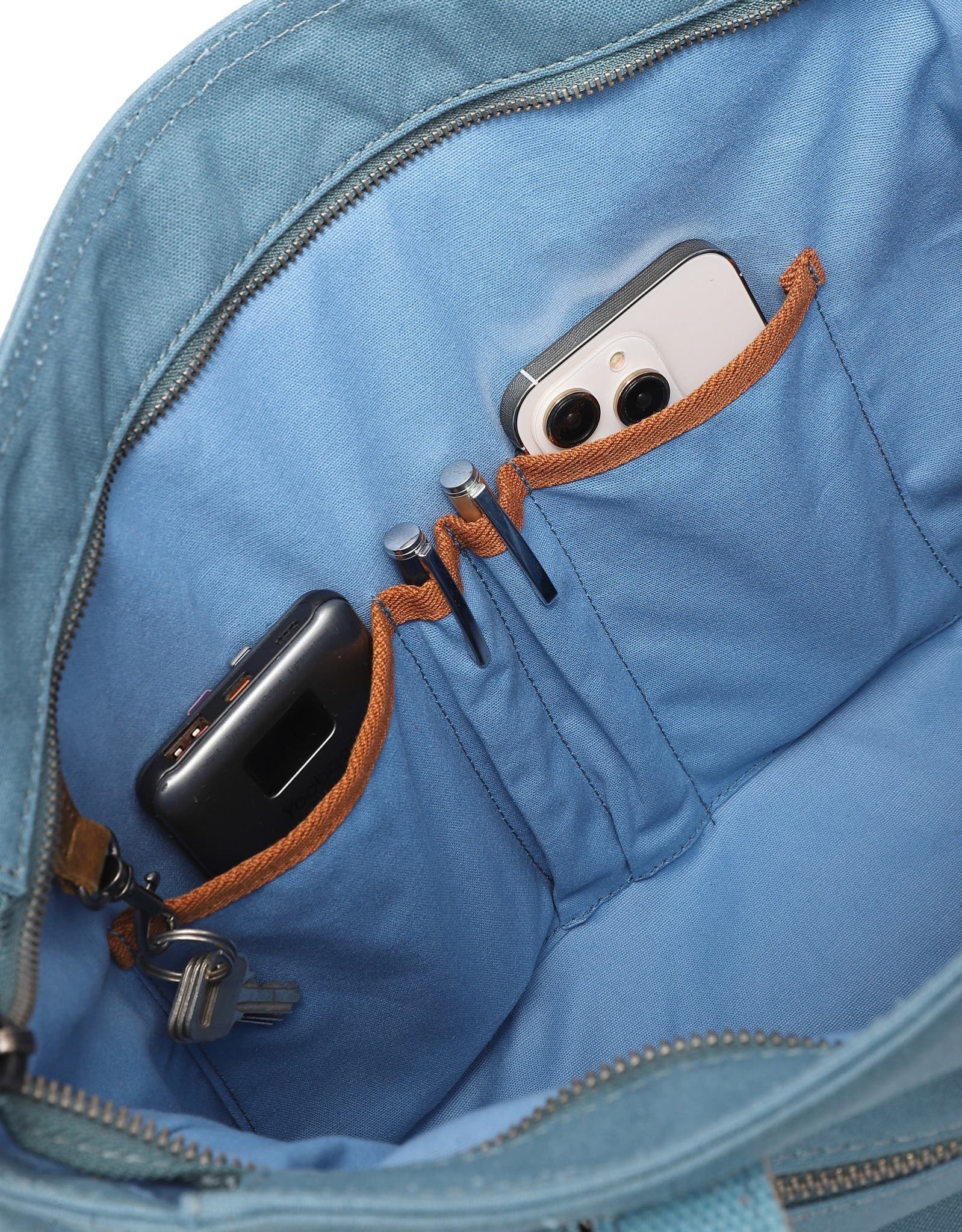 Valley and Sky Spacious Adventure Tote, Alternate, color, Teal