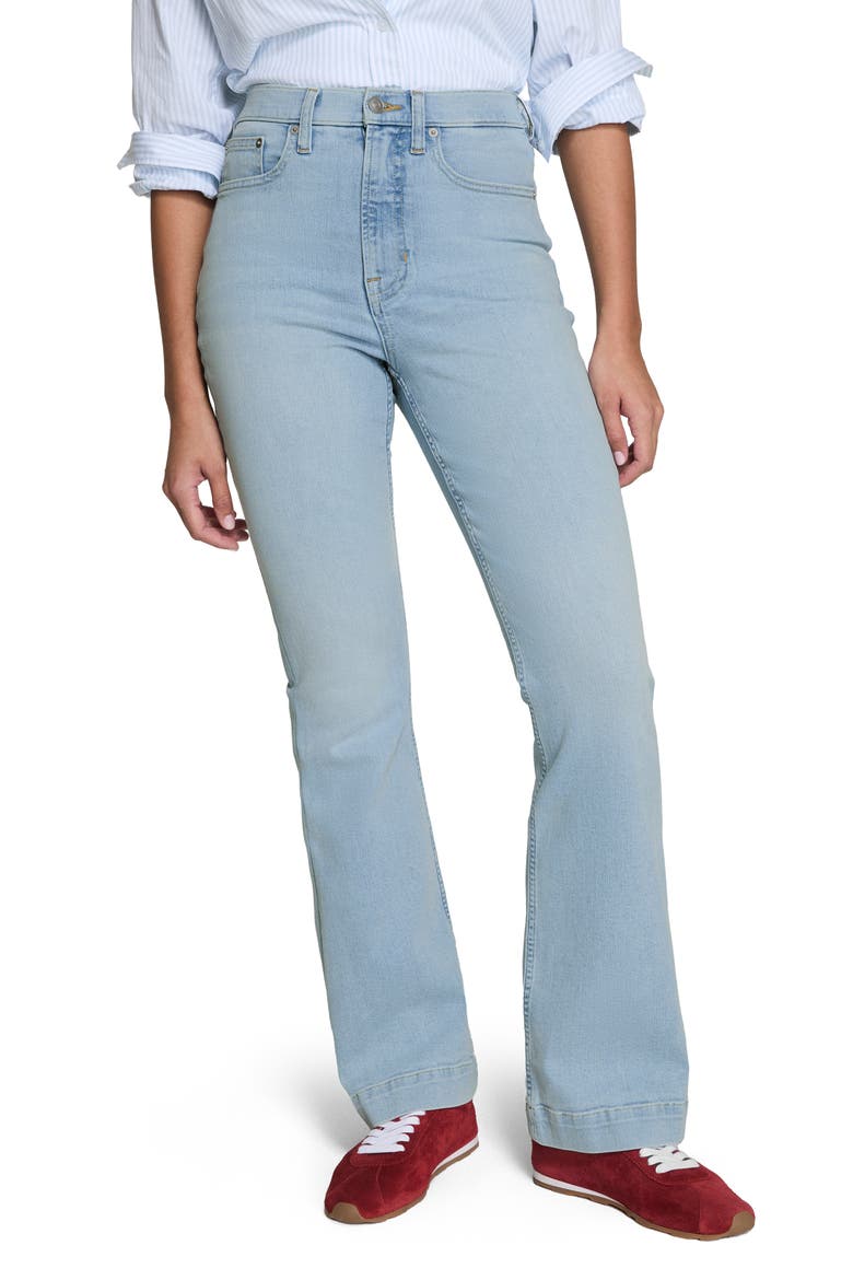 SPANXsculpt™ ReDefine High Rise Flare Jeans, Main, color, TIDAL BLUE