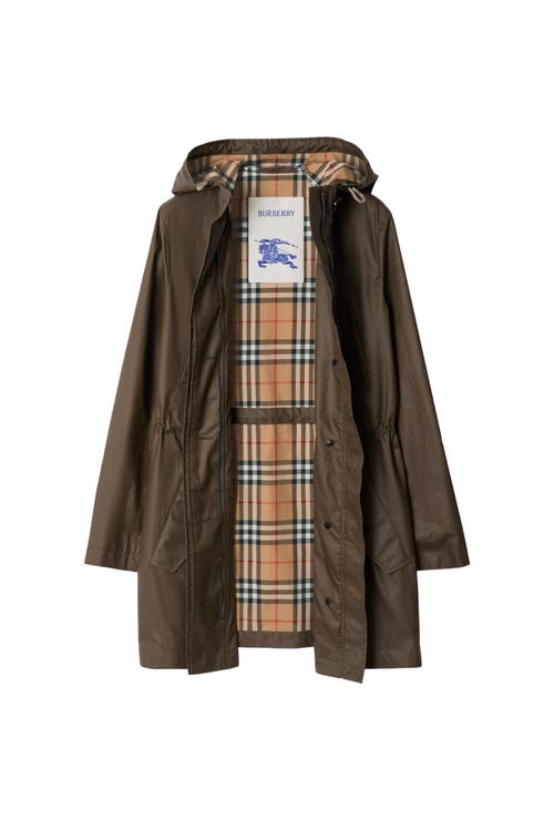 Burberry Waist Drawstring Hooded Long Length