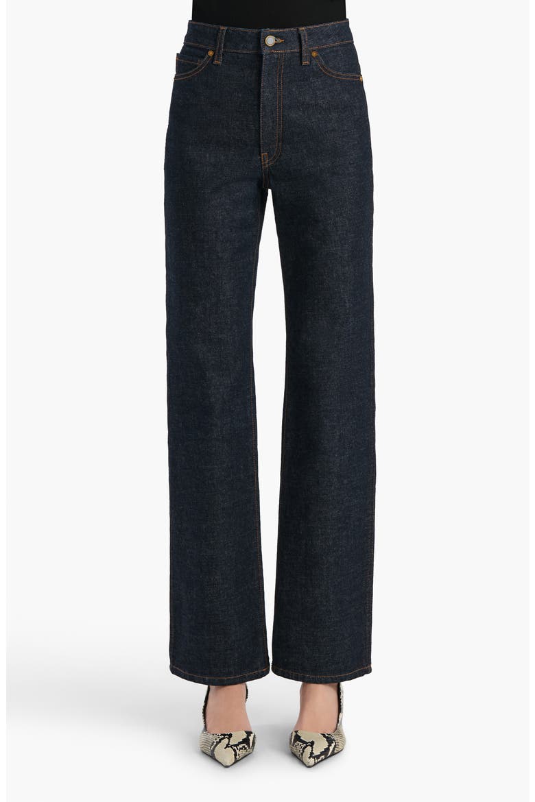Danielle High Waist Straight Leg Jeans, Main, color, BENSON