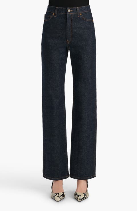Danielle High Waist Straight Leg Jeans