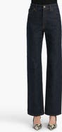 Khaite Danielle High Waist Straight Leg Jeans