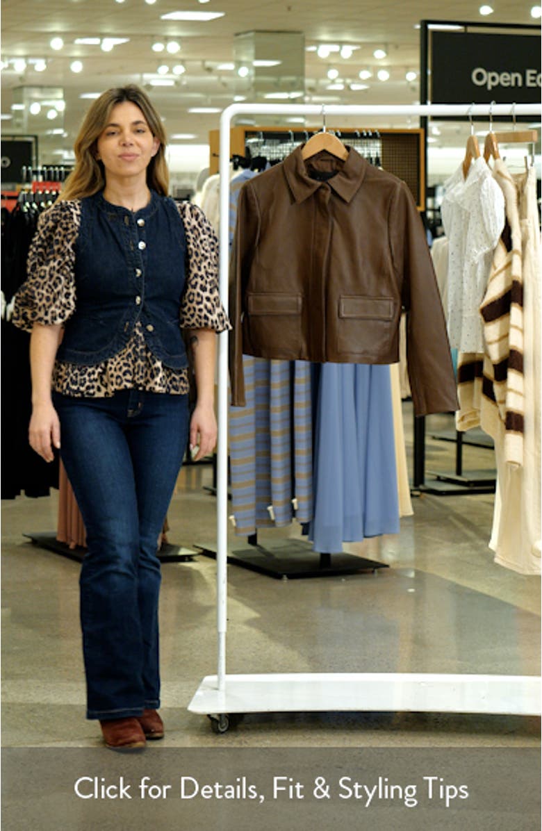 Drew Leather Jacket, sales video thumbnail