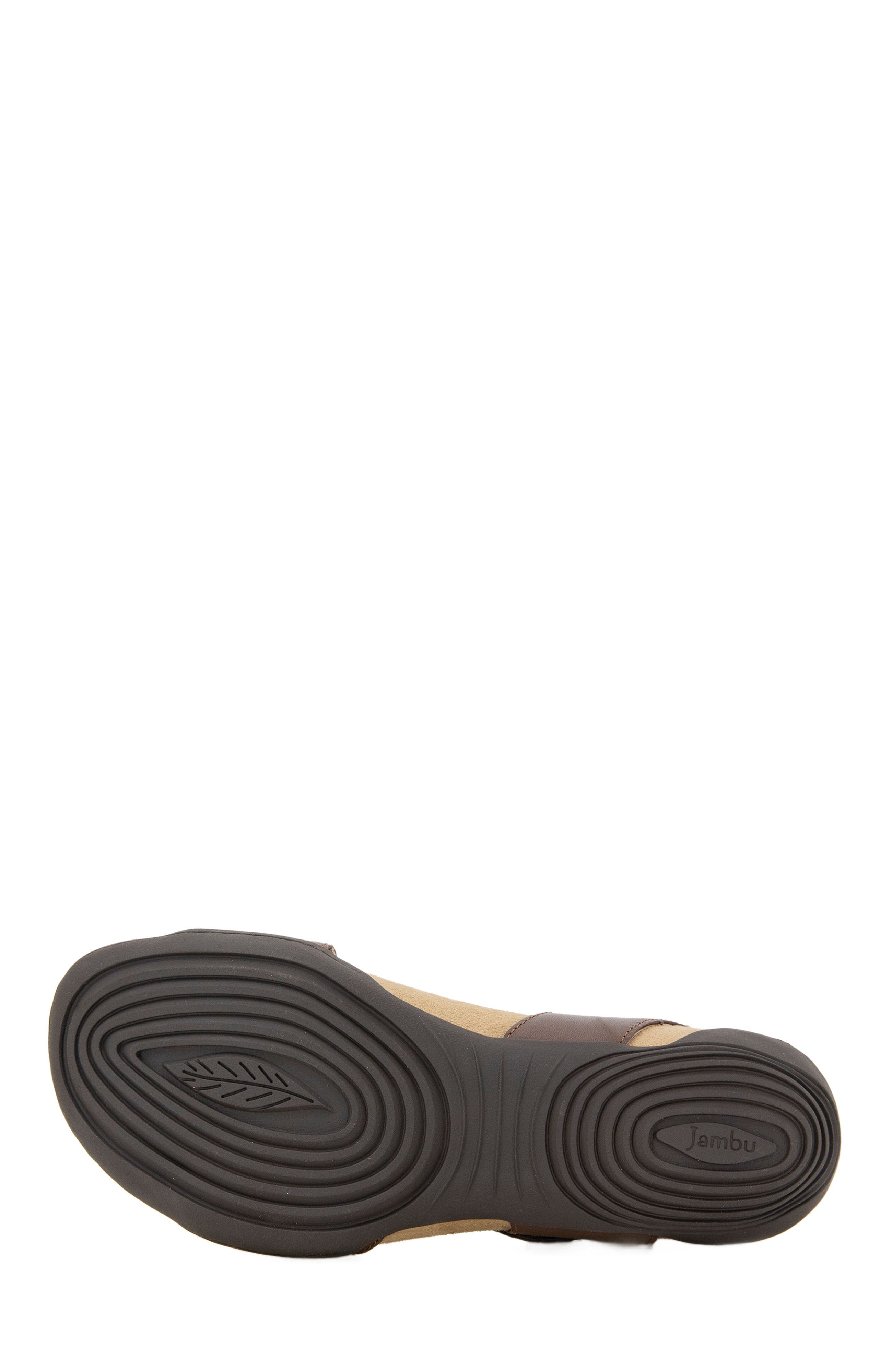 Makayla Casual Flat Sandal, Alternate, color, BROWN
