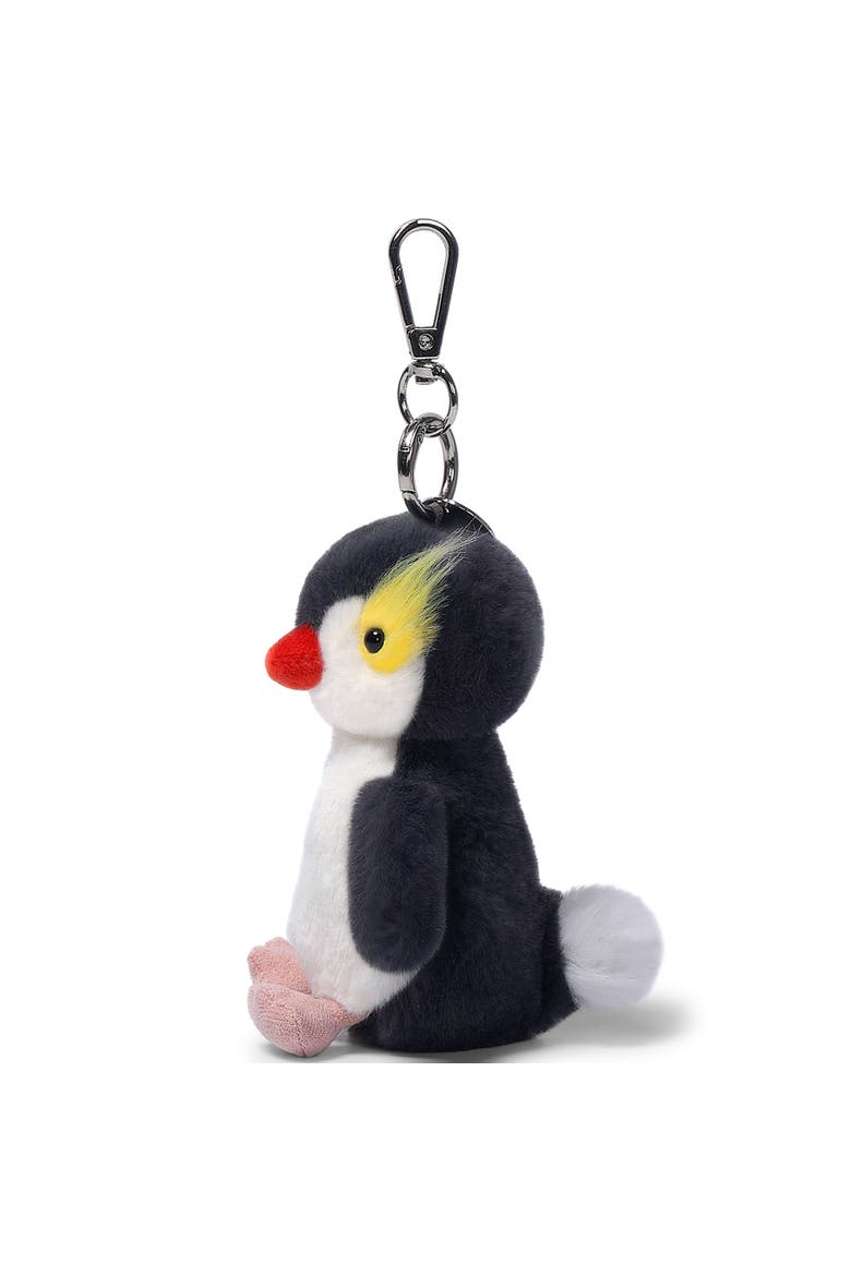 Plush Bag Charm Macaroni Penguin, Alternate, color, Multicolored