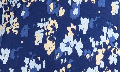 Rails Zariah Floral Puff Sleeve Midi Dress In Navy Flora