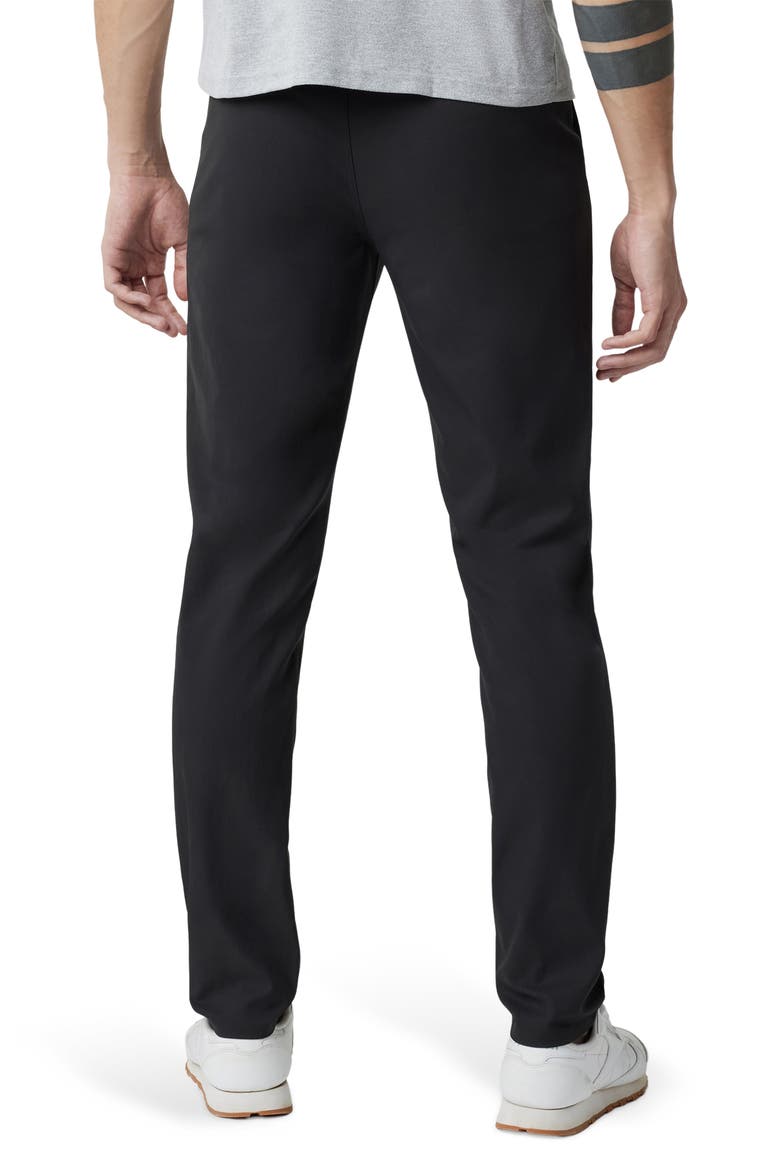 Cascade Tech Athletic Fit Chinos, Alternate, color, BLACK