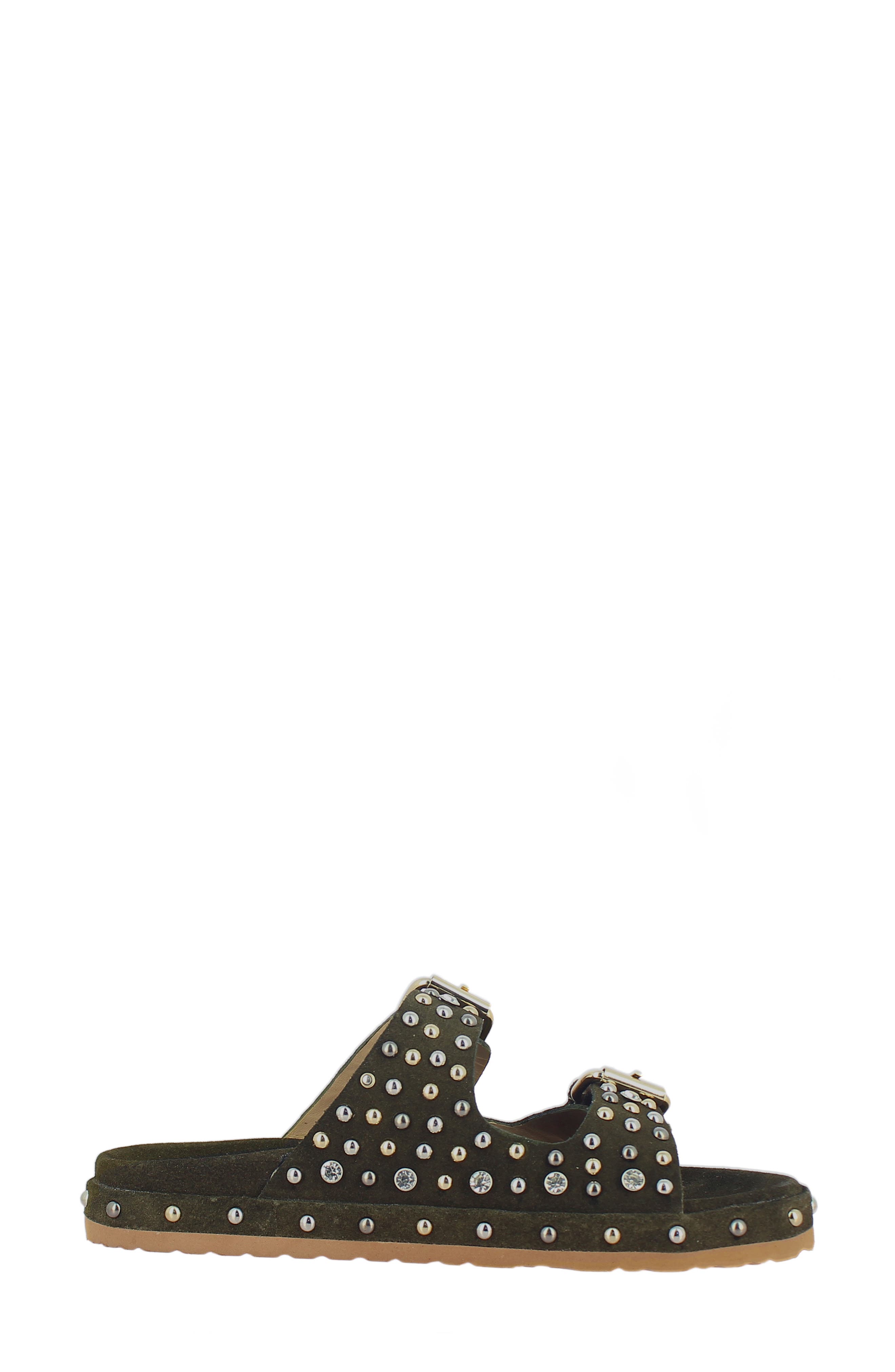 SAINT G Chloe Slide Sandal, Alternate, color, Green